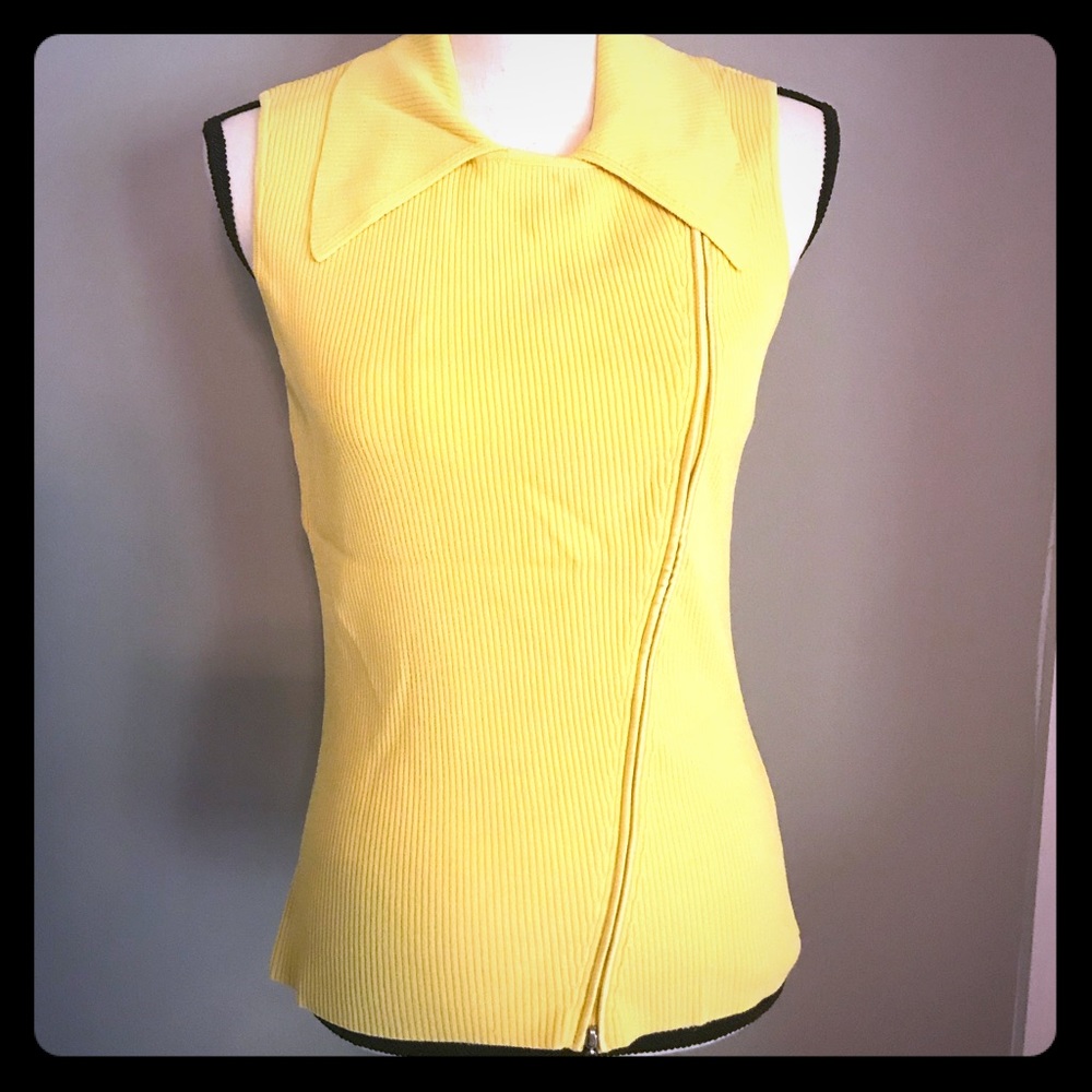 Cache - L ribbed top